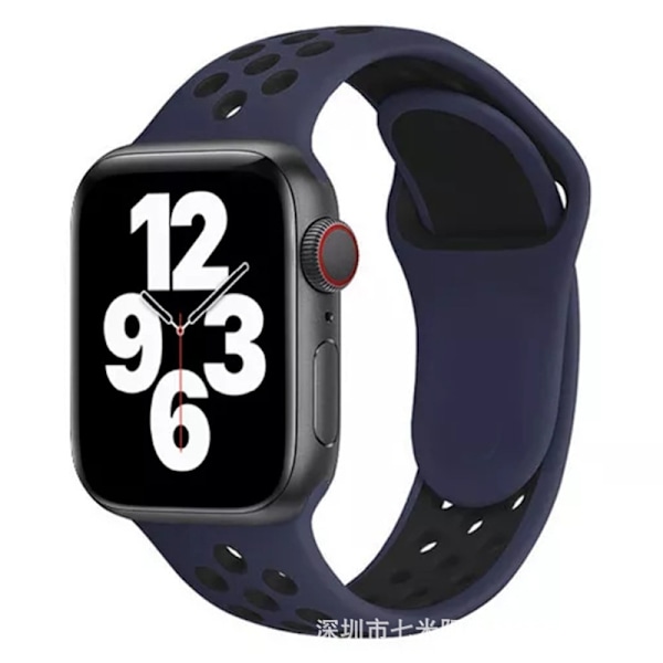 Urrem til Apple Watch iWatch 38/40/41mm standard midnatsblå sort