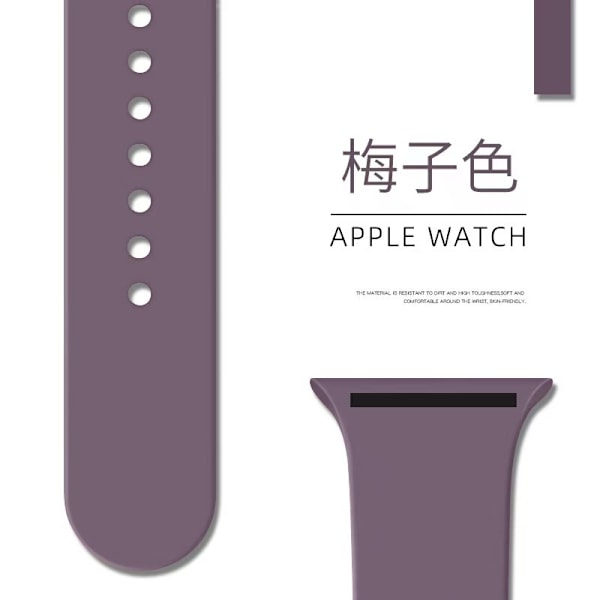 Kellon ranneke Apple Watch iWatch 38/40/41mm pidennetty S10 42 Regret Color -kelloon