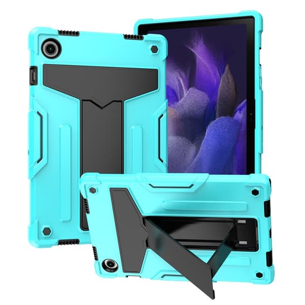 Etui til iPad Pro 10.5\" / Air3 2019 Mint Sort Kontrastfarve Silikone Foldestativ