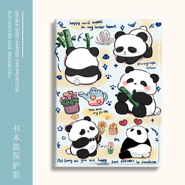 Stilfuldt etui til iPad mini6 8.3\" Book Fun Panda