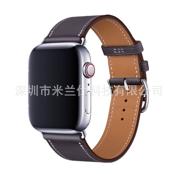 Klockarmband för Apple Watch iWatch 42/44/45/46/49mm 6 Single Loop Grå