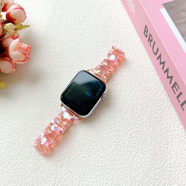 Kellon ranneke Apple Watch iWatch S1-9 sukupolvelle SE 38/40/41mm S10 sukupolvelle 42mm pinkki