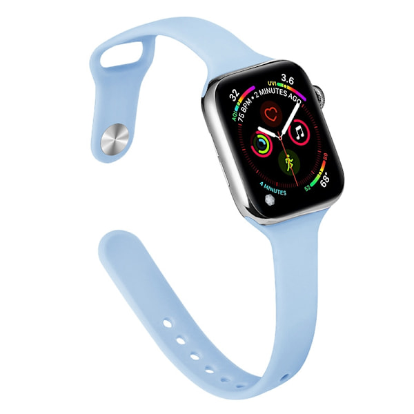 Urrem til Apple Watch iWatch 38/40/41/42 S10mm lyseblå