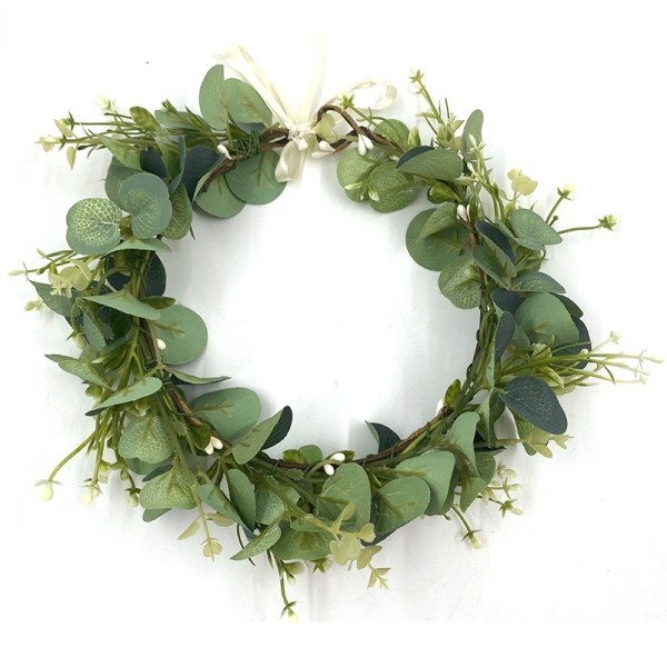 Eucalyptus Leaf Mori Style Green Leaf Garland Seaside Holiday Häähiustarvikkeet Green