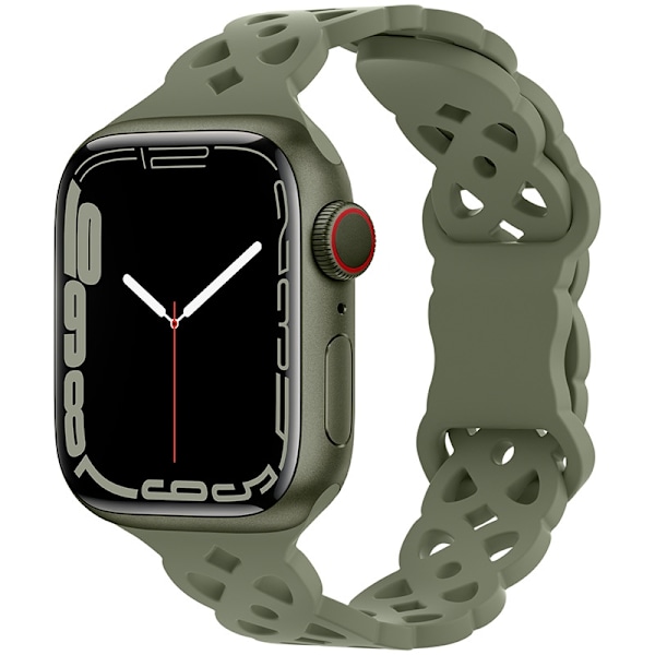 Klockarmband för Apple Watch iWatch 38/40/41/42mm Khaki