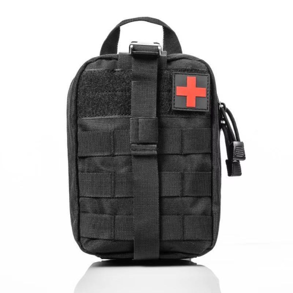 Mænd kvinder Fanny Pack Taljetaske Taktisk Camouflage Multi-Purpose Alder Udendørs Bjergbestigning Survival Kit Black 10L