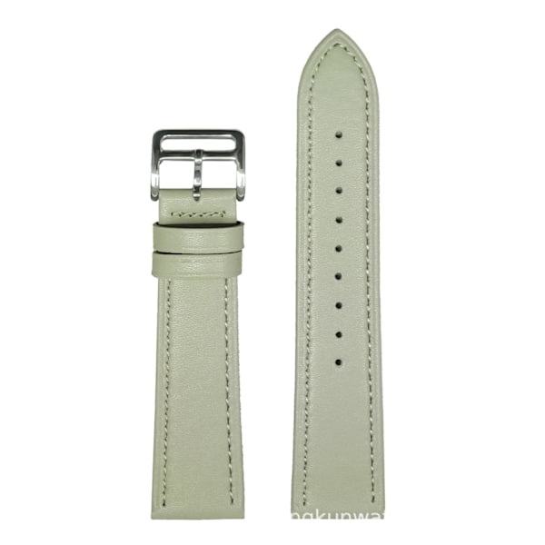 Klockarmband för Apple Watch iWatch 22mm triangelspänne utan anslutningsstycke grå-grön