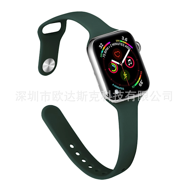 Urrem til Apple Watch iWatch 38/40/41/42 S10mm dybhavsgrøn