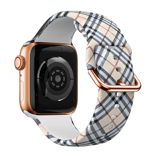 Klockarmband för Apple Watch iWatch 38/40/41mm Brittisk pläd