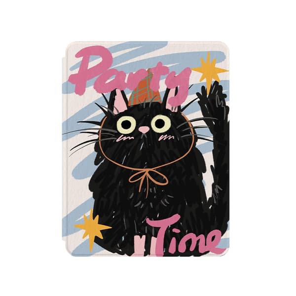 Etui til iPad 2021 version 10.2\" graffiti kat roterende kat tegneserie