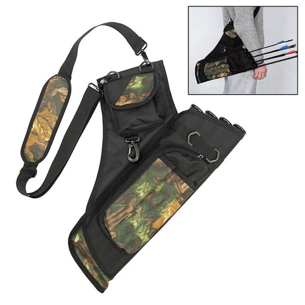 For 4-rørs pilholder Justerbar Oxford Bueskyting Bow Quiver Tac
