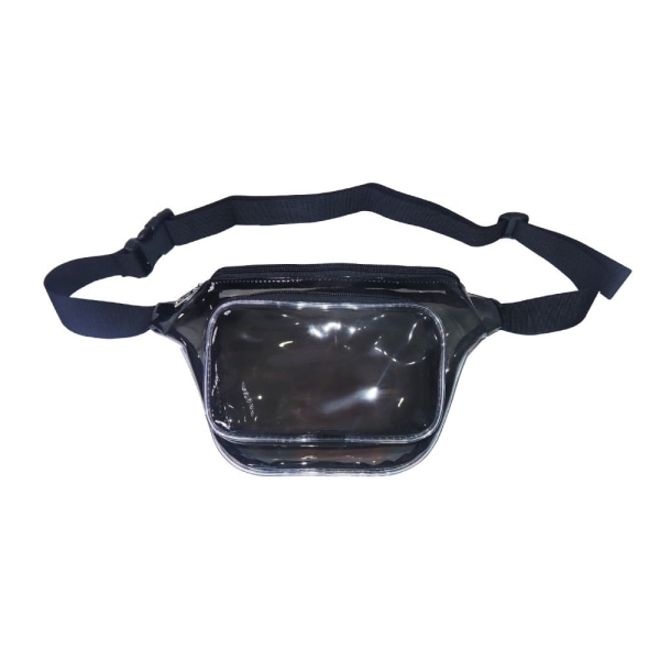 Dame Handbag Candy Transparent PVC Forfriskende Stilig Fritid Utendørs Sport Black