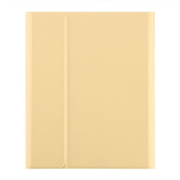 Fodral för iPad 9.7\" gul enkel läder bluetooth tangentbord full Yellow