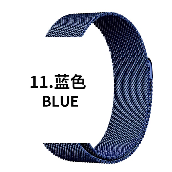 Kellon ranneke Apple Watch iWatch -kelloon Soveltuu: 1-9 sukupolvi/SE 42/44/45/49mm 11 sininen
