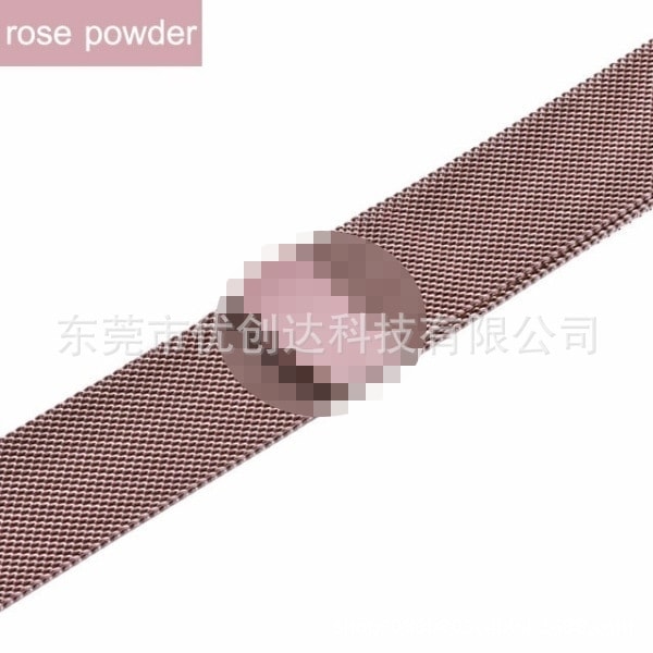 Klockarmband för Apple Watch iWatch 38/40/41/10:e generationen 42mm universal rosrosa