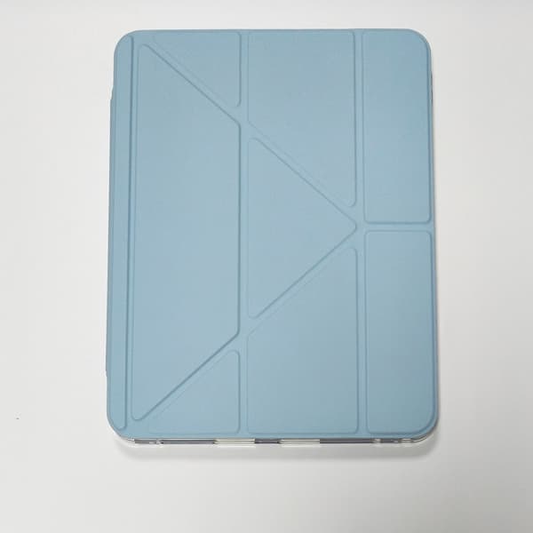 Etui for iPad mini6/7 8.3\" Hvit Isblå Låsspenne Folding Delt Stropp