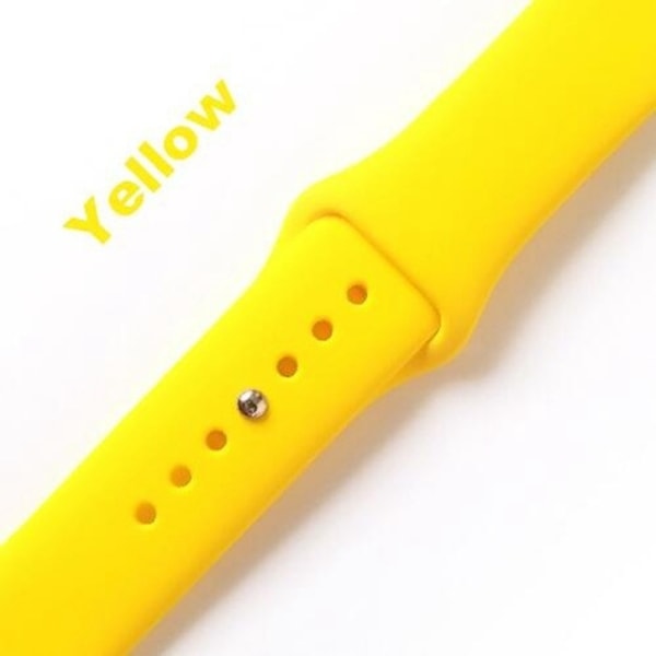 Klockarmband för Apple Watch iWatch 42/44 lång 05 gul