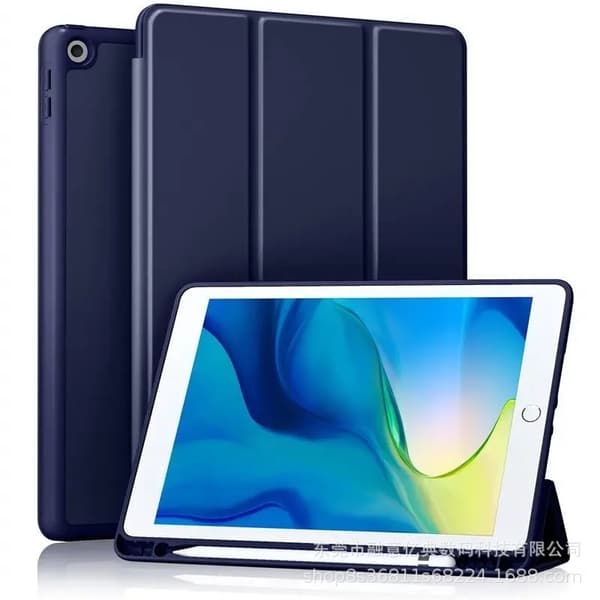Stilig etui for iPad 13\" Pro M4 2024 Mørkeblå Soft