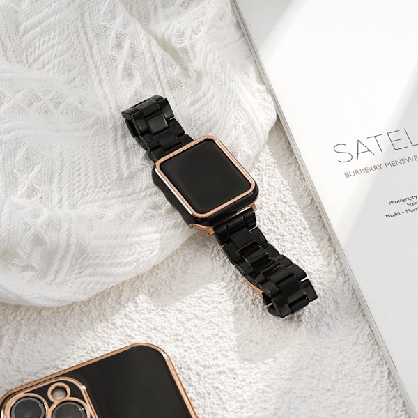 Urrem til Apple Watch iWatch 38mm Sort