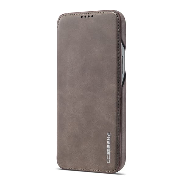 Etui til iPhone16Plus 222 kaffe flip læderkort