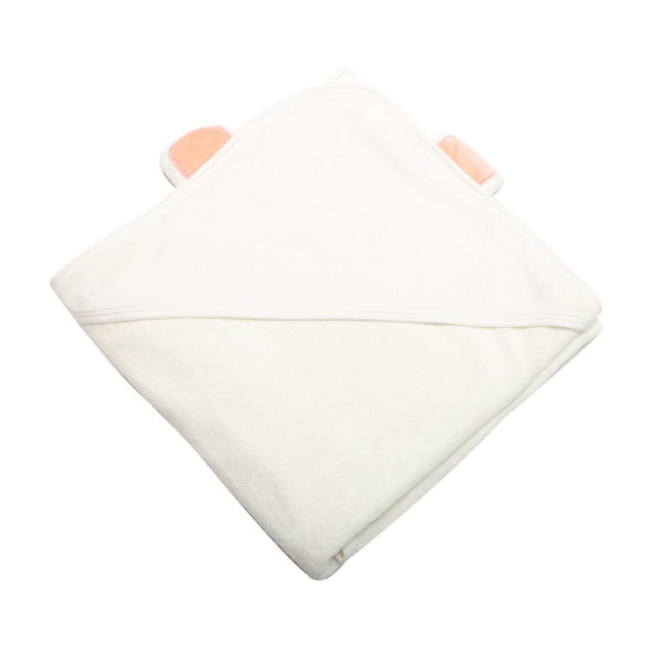 Badehåndklæde med hætte til børn Bambusfiber Nyfødt baby-svøbedyne Aircondition krammetæppe Red 75*75cm