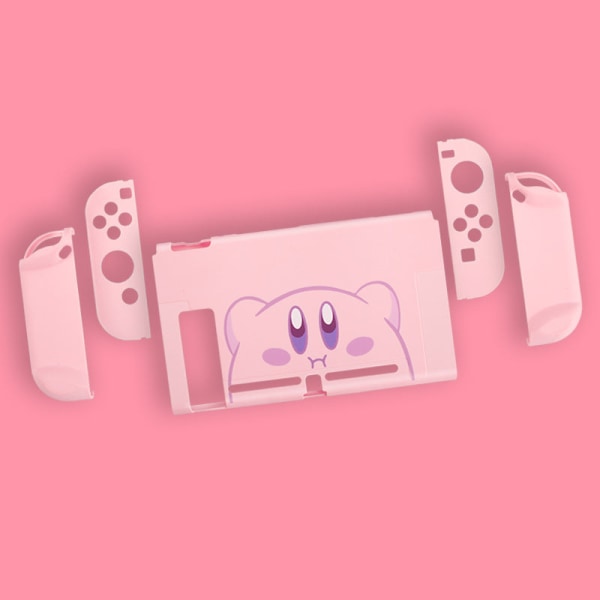 For Nintendo Switch Protective Shell Pc Hard Shell Delt fem-delt Kirby Shell NS-tilbehør Kirby