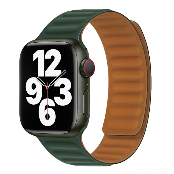 Klockarmband för Apple Watch iWatch 38-41 S10/42mm svart box gran