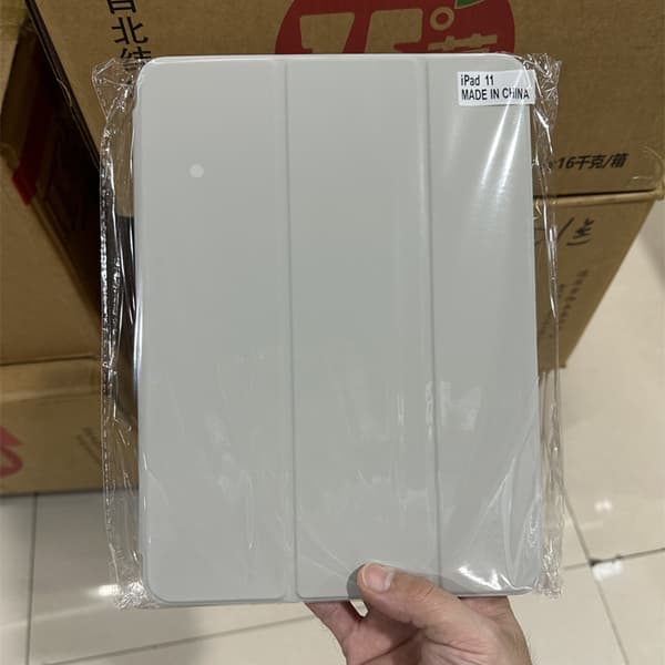 Etui til iPad mini7/mini6 2024/2021 grå magnetisk dobbeltsidet smart sleep