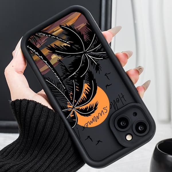 2 kpl Kotelo iPhone 17 Air 511351 Auringonlasku Kookospuu