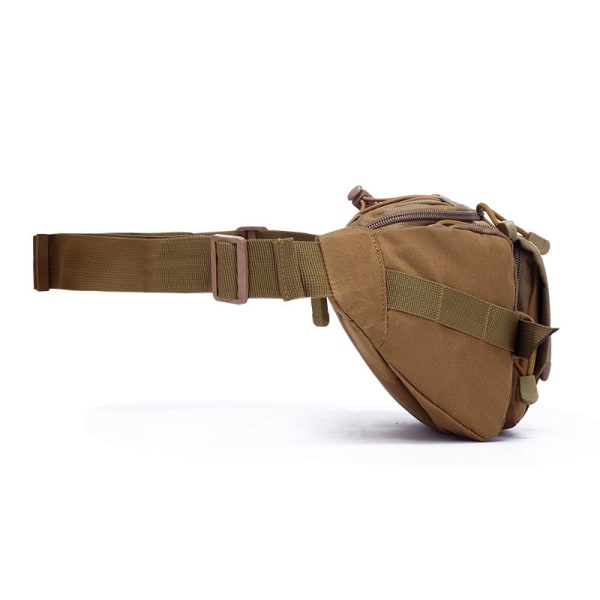 Mænd kvinder Fanny Pack taljetaske Multifunktionel multifunktionel ensfarvet camouflage udendørs vandtæt kyllingebrystskulder Desert Digital Average size