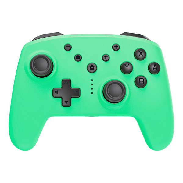 For Switchpro Trådløst Bluetooth Håndtak Headset Jack NS Gamepad Dobbel Motor Vibrasjon Green