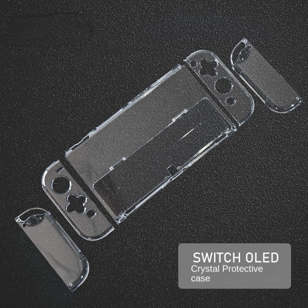 Nintendo Switch OLED Protective Shell Split NS Crystal Transparent Game Host Oheislaitteeseen