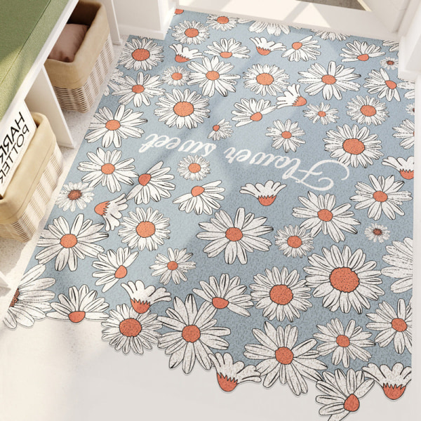 Kylpymatto liukumaton imukykyinen suihku Kylpyhuonematto matto idyllinen minimalistinen Sunflower 45*75cm