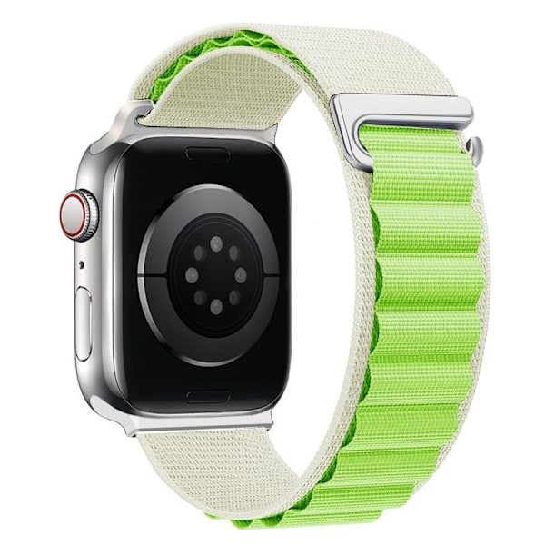Klockarmband för Apple Watch iWatch 38/40/41mm rostfritt stål kontakt stjärnljus med fruktgrön