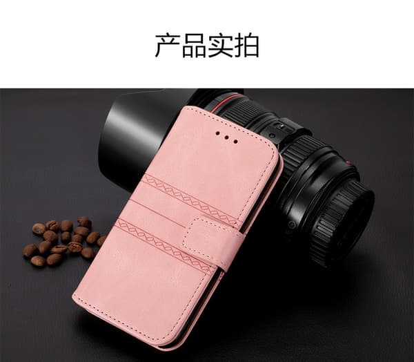 Etui til Samsung A22E/A23E/A23S/A23 5G rosa Drøm Preget Lanyard Lær Solid