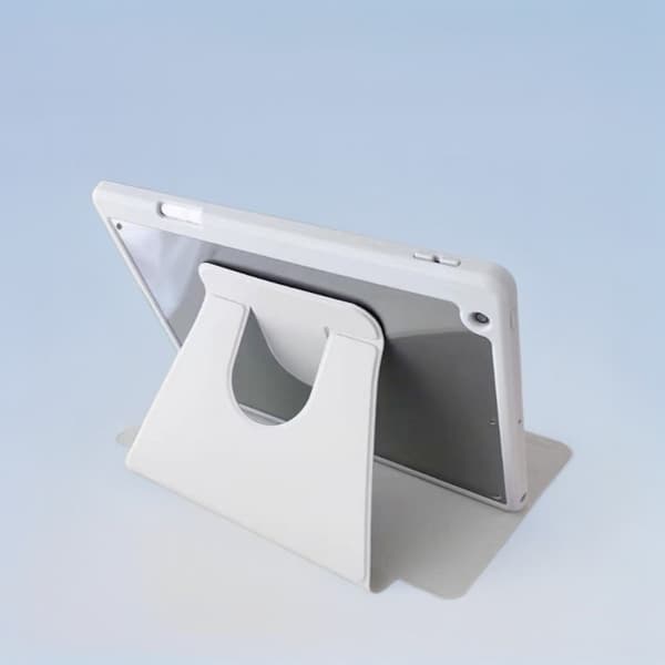 Stilfuldt etui til iPad mini 6/7 Granny Gray roterende stander