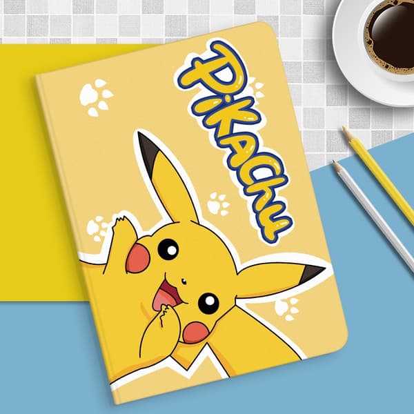 Stilig deksel for iPad 2025 11 11\" Pikachu silikon søvnhette