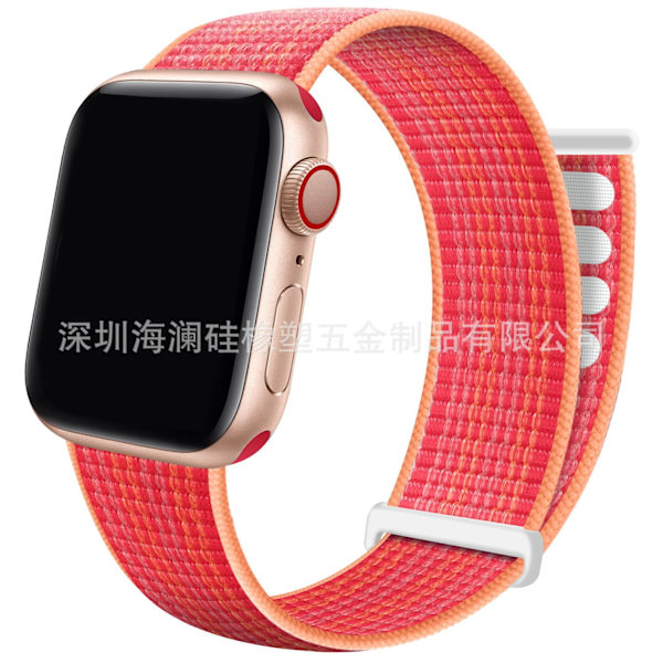 Kellon ranneke Apple Watch iWatch 38/40/41/series10-42 raidallinen punainen