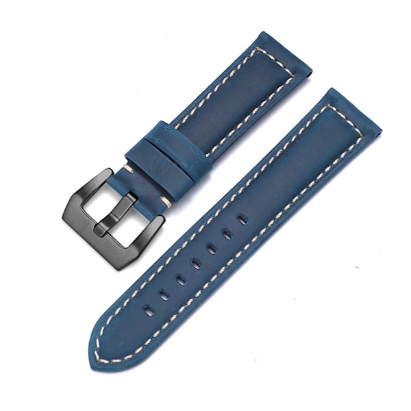 Urrem til Apple Watch iWatch 38/40mm blå sort spænde
