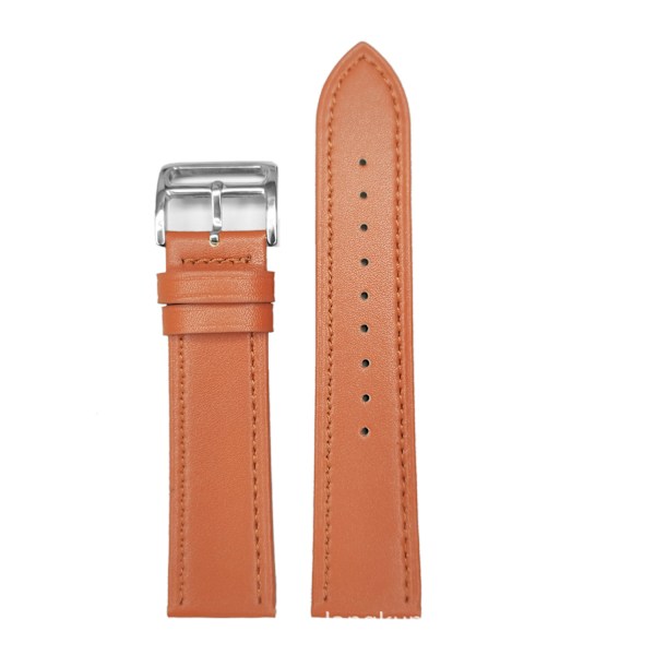 Kellon ranneke Apple Watch iWatch 20mm kolmiolukolla ilman liitintä, vaaleanruskea