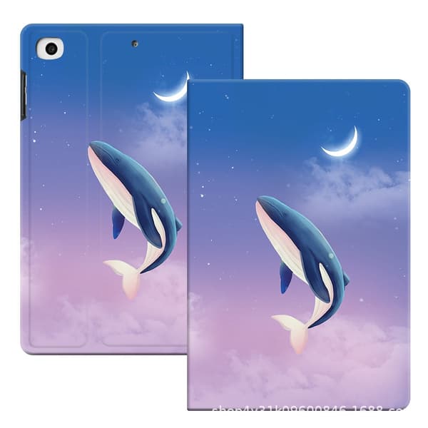 Etui til iPad 2024 version Pro 11\" Cloud Whale dvalehud