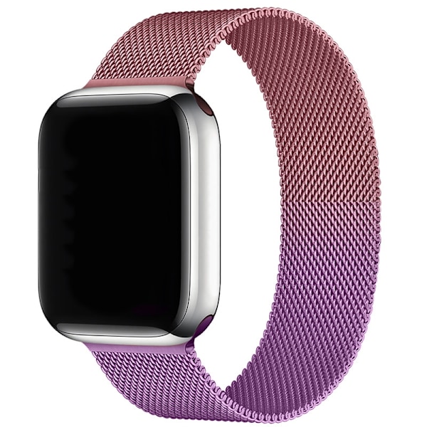 Klockarmband för Apple Watch iWatch 38/40/41/42mm Gradient rosa lila