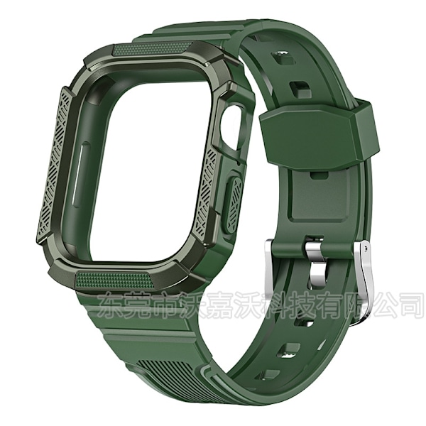 Kellon ranneke Apple Watch iWatch 40/41mm Alfalfalle, vihreä