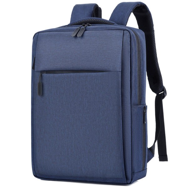 Ryggsäck Herr Business Anti-Theft USB School College Student axelväska Dark Blue 16.1