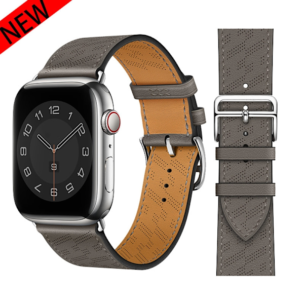 Urrem til Apple Watch iWatch 38mm/40mm/41mm åndbar mørkegrå