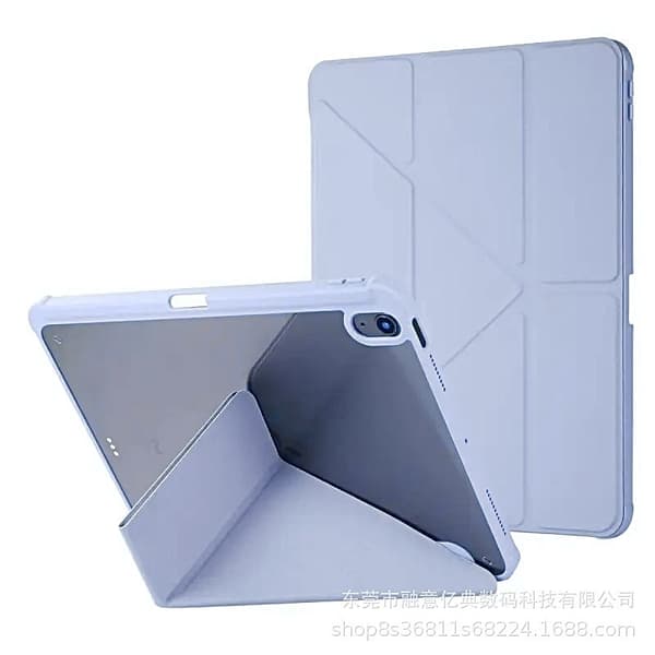 Stilig etui for iPad 10.2\" 7/8/9 lavendel folding full stropp