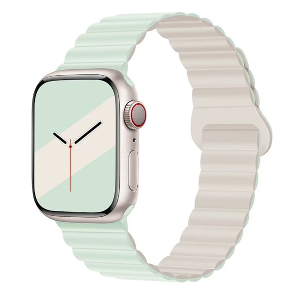 Kellon ranneke Apple Watch iWatch S10 42MM Vaalean Minttu Tähtikirkkaalla