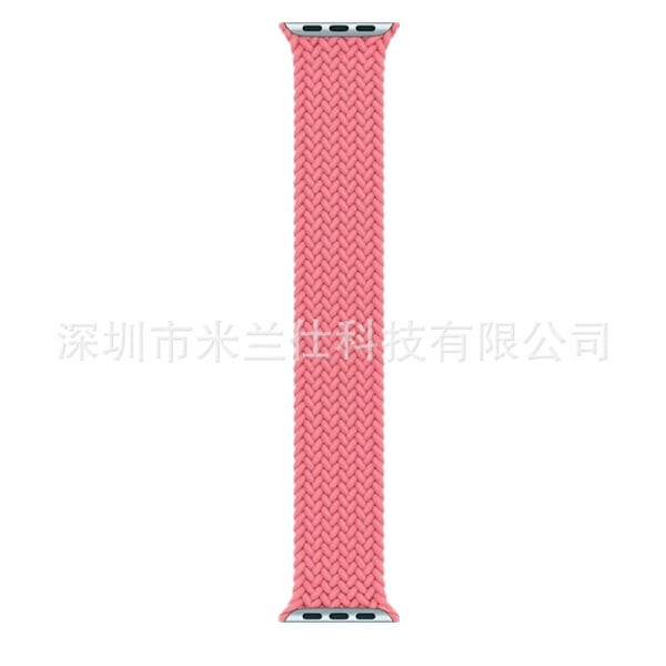 Urrem til Apple Watch iWatch 38/40/41/42mm-S10 XS størrelse håndledsomkreds 140-150mm 9 lyserød