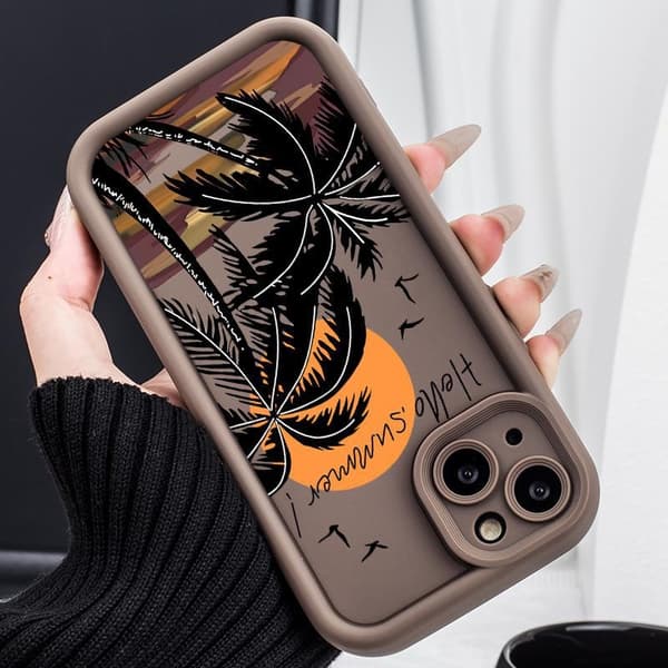 2 kpl Kotelo iPhone 17 Air 511351 Auringonlasku Kookospuu