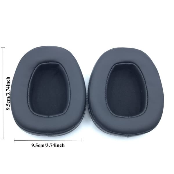 1 par svarta öronkuddar för Skullcandy Crusher 2.0